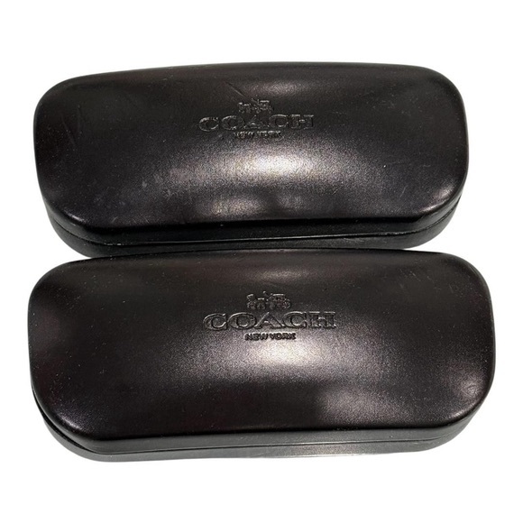 Coach Accessories - Coach Hard Shell Eyeglass Cases Lot of 2 Sunglasses Storage Box Authentic